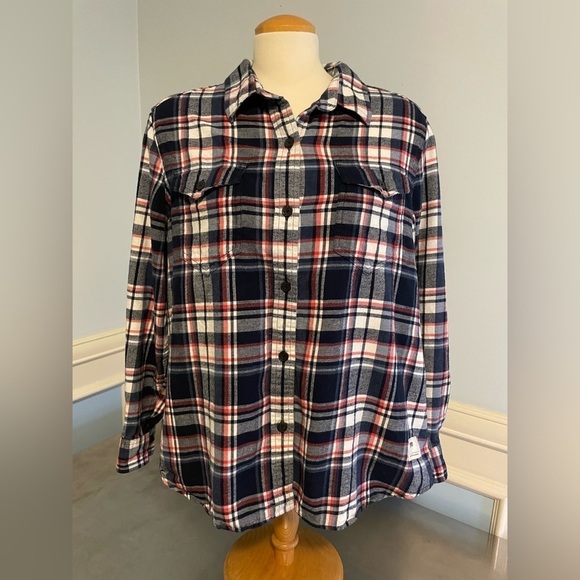 Tilley Tops - Tilley - plaid flannel